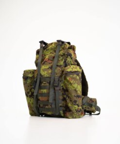 a backpack with a back pack attached to it.