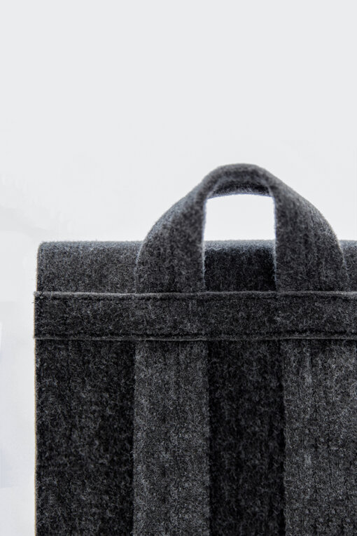 a suit case with a handle is shown.