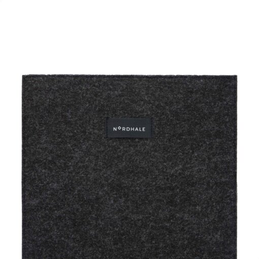 a black square with a name on it.