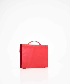 Briefcase No. 21 - Red sitting on a white background.